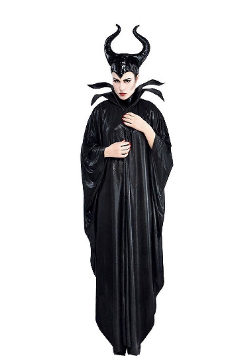 Maleficent Adult Halloween Costume New Size One Size Fits Most