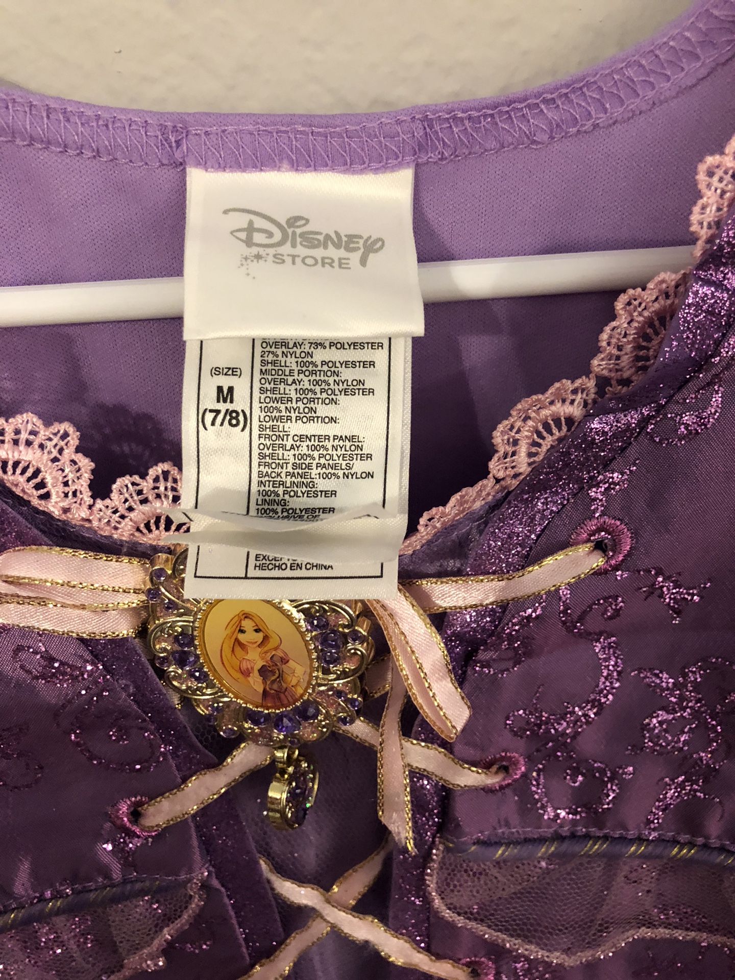 Disney rapunzel costume size 7-8