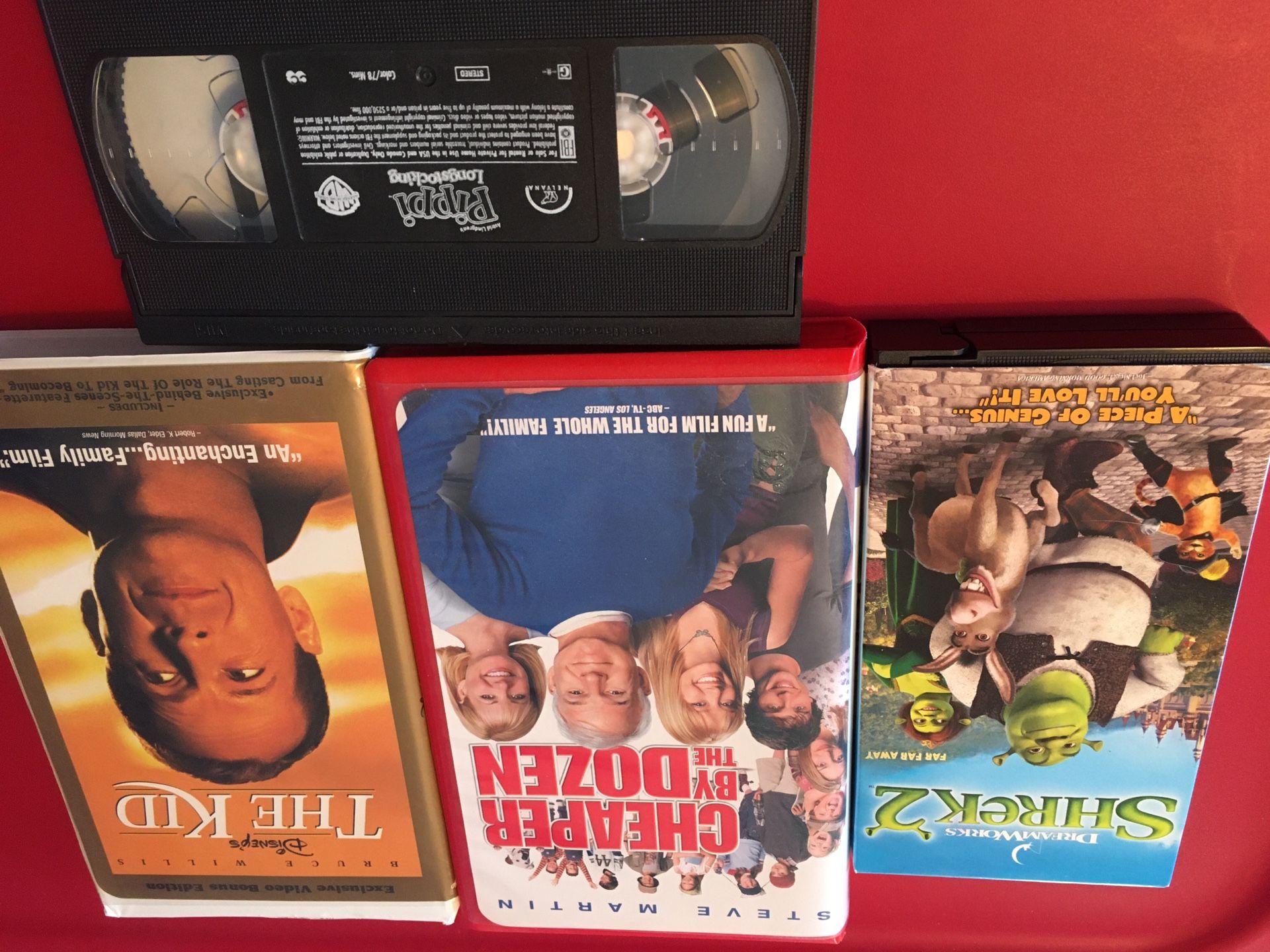 4 VHS kids movies