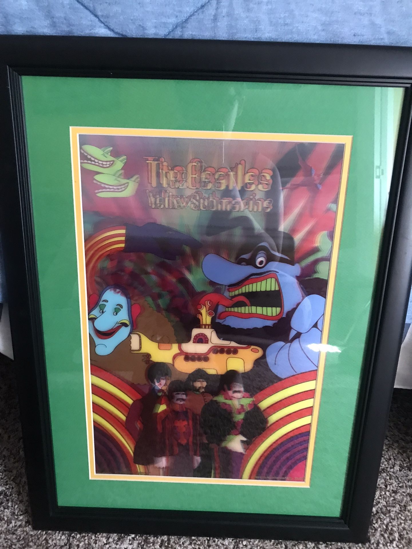 Lot of Beatles Artwork with Frames