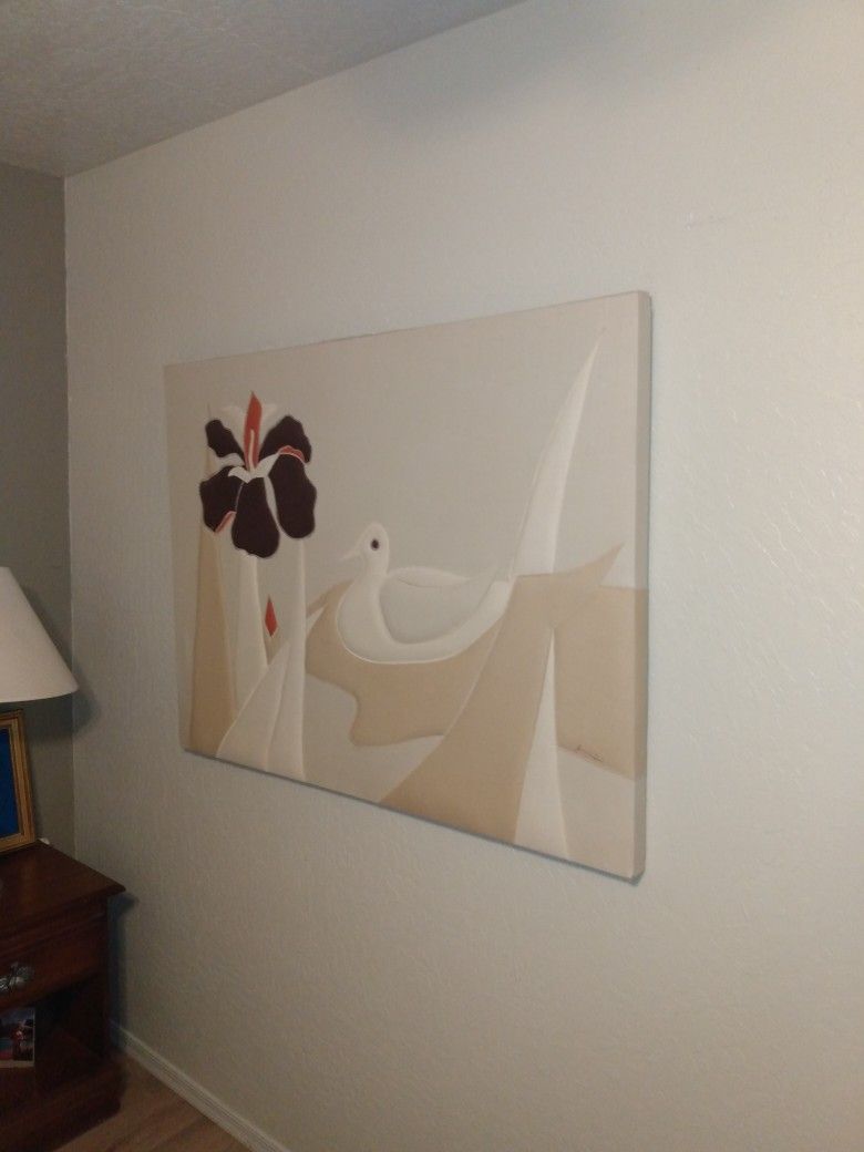 Kani Canvas Wall Art 3ftw X 4ft L