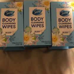 3 Secret Body Cleansing Wipes Thumbnail