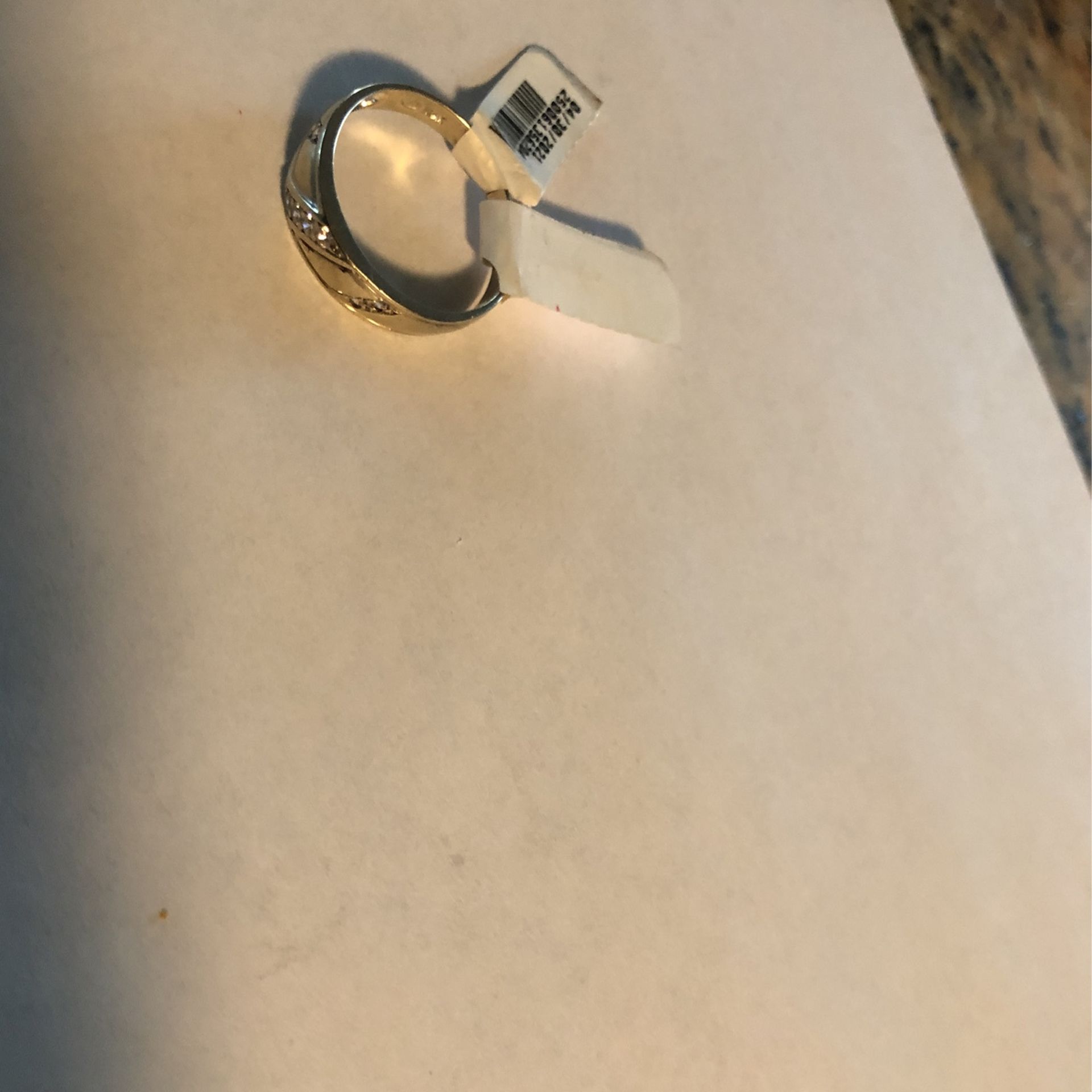 Diamond 10k Gold Wedding Ring