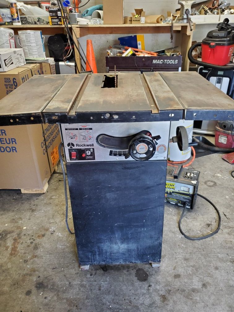 rockwell 9 inch table saw for Sale in Sun City, AZ OfferUp