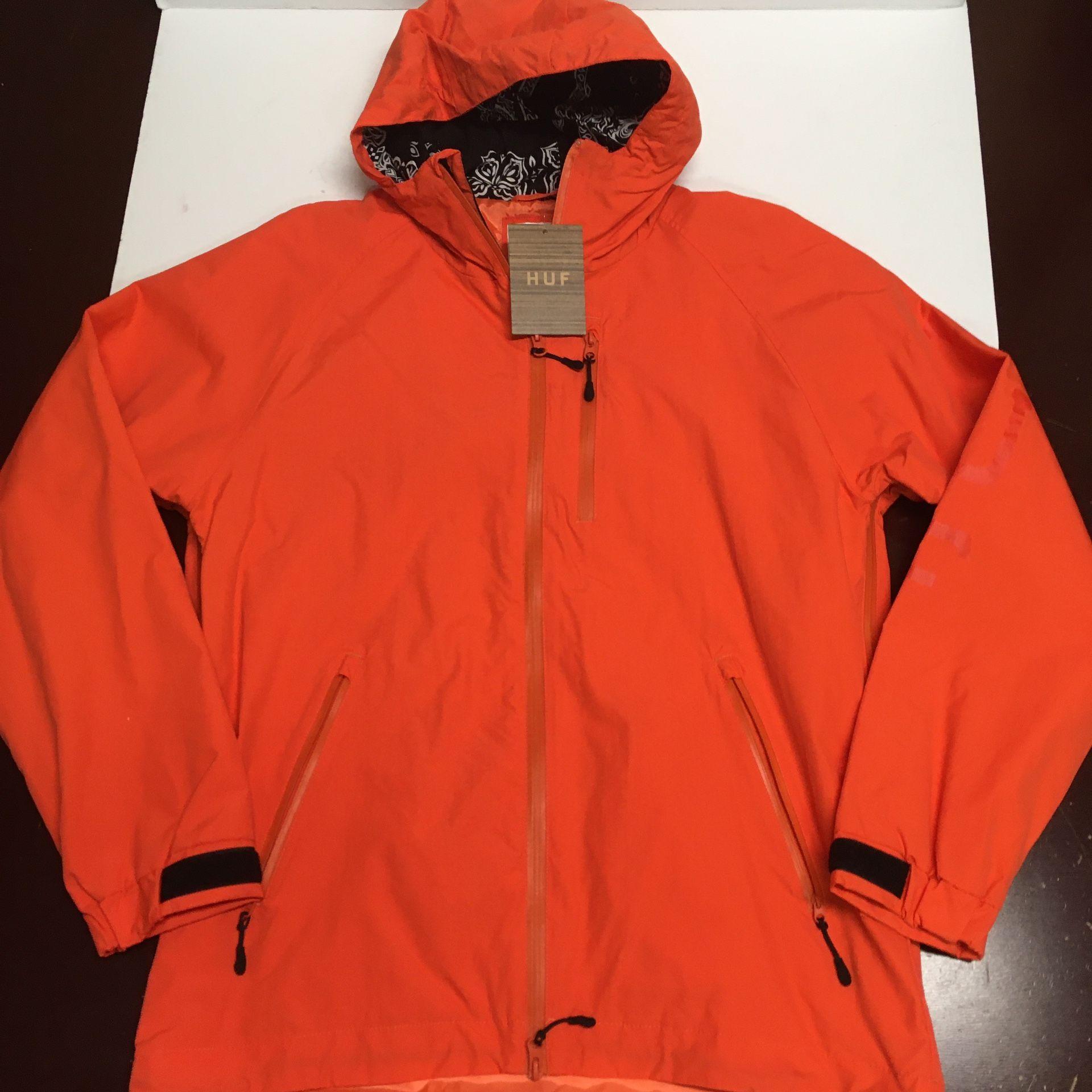Huf Orange 10k Mens Raincoat Large