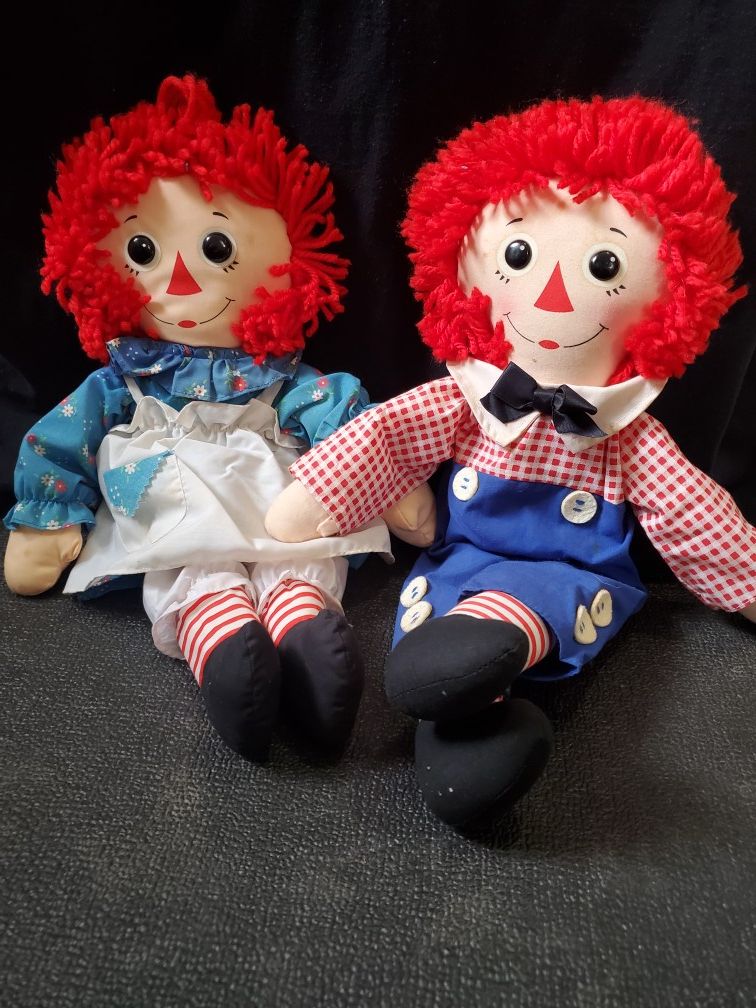 Raggedy Ann and Andy Dolls