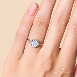 Moonstone Engagement Ring Thumbnail