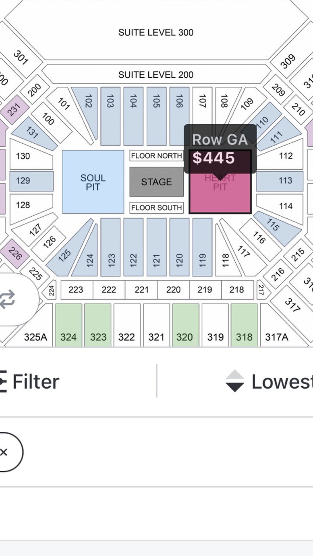 2 Eric Church Pit Tickets Gather Again Tour Knoxville 
