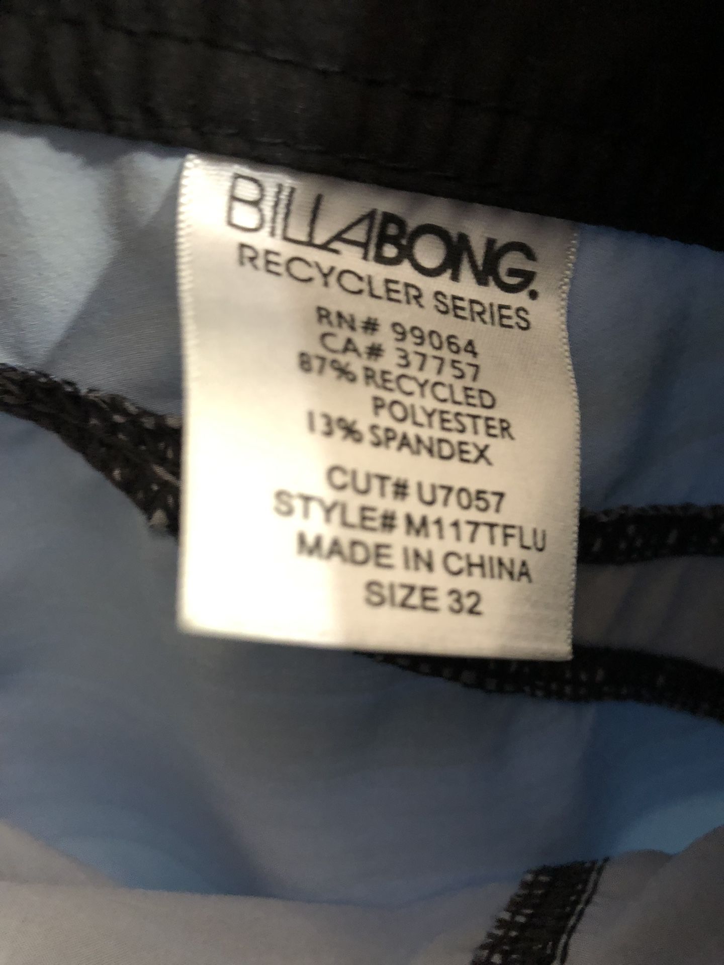 Billabong Recycler Series Board Shorts size 32