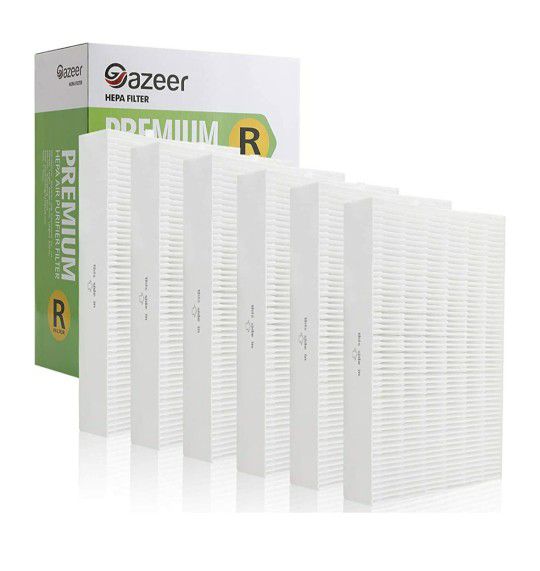 New Gazeer Premium Hepa Filters 6 Pk.  For Honeywell Air Purifier