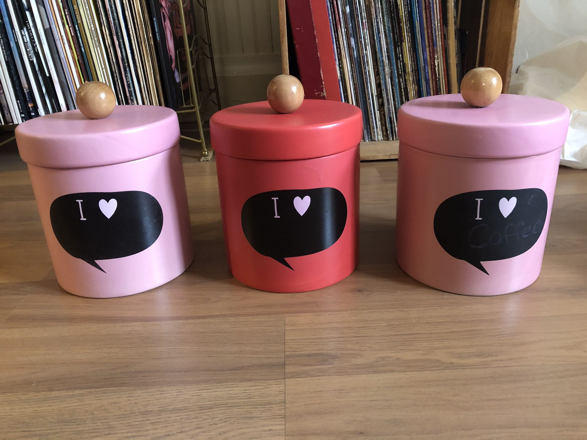 Chalk Board Canisters/Cookie Jars