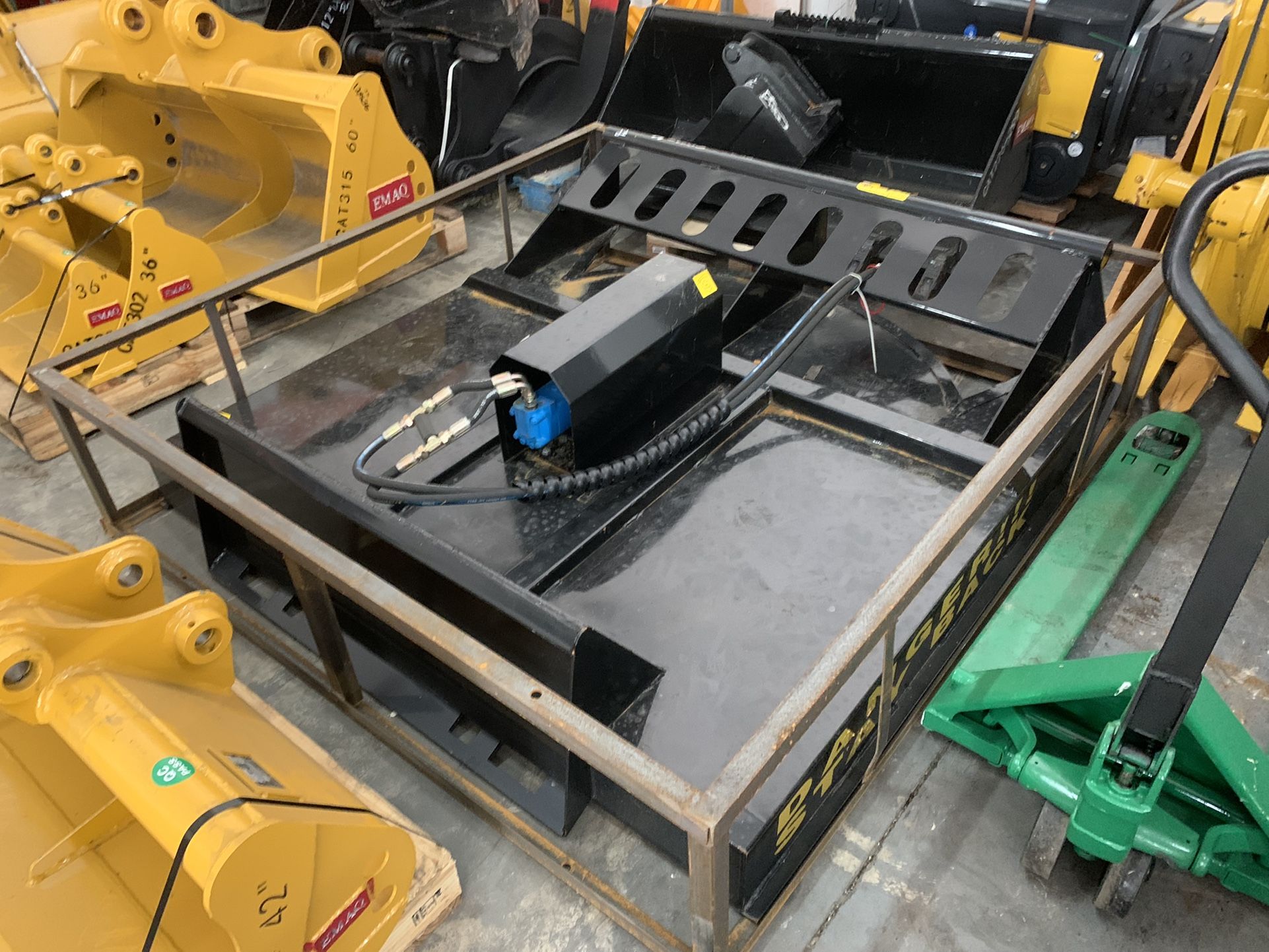 Brush Cutter Hydraulic Attachment For Skid Steer