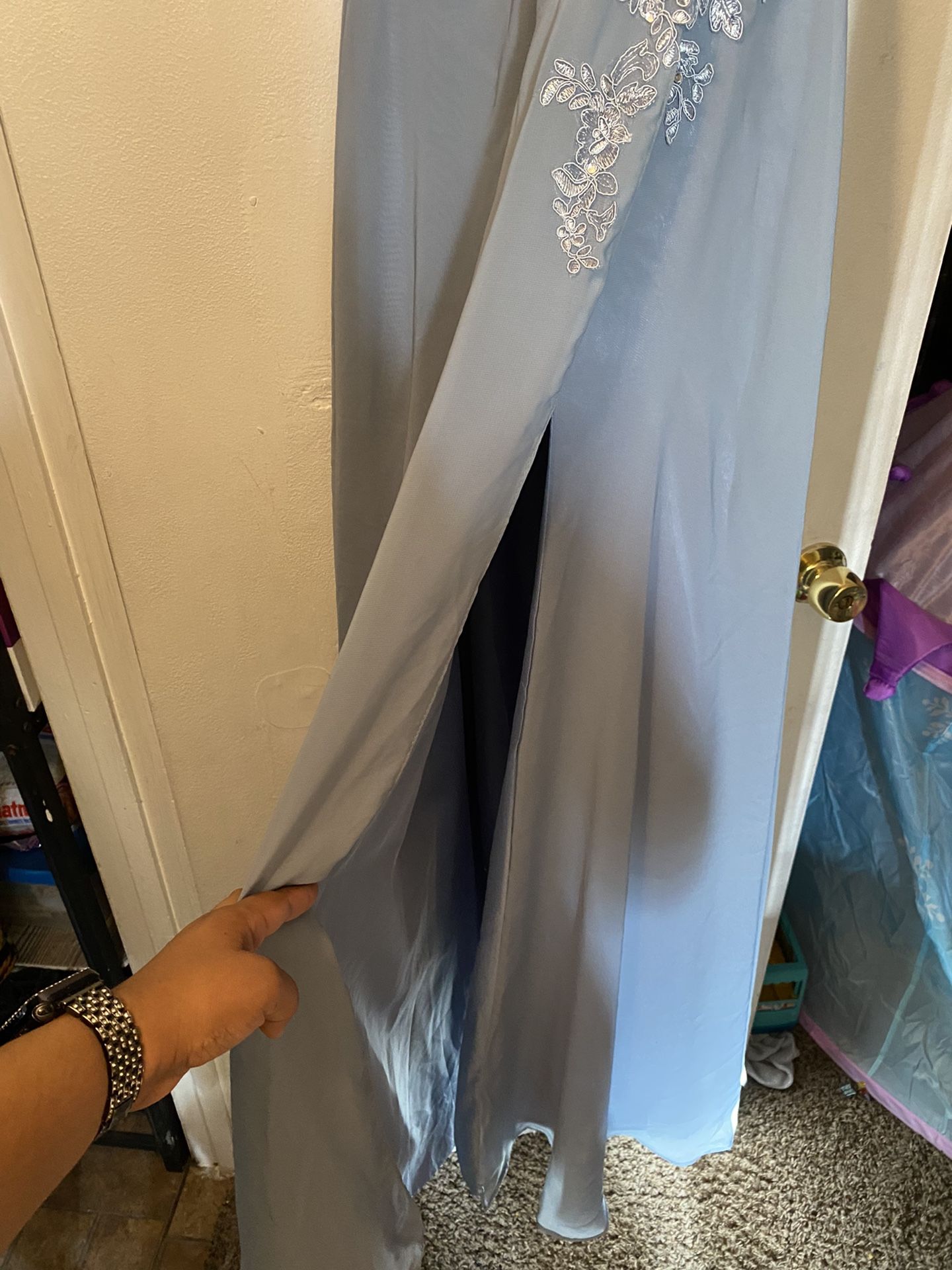 Bridesmaid Dress Dusty Blue Size 8