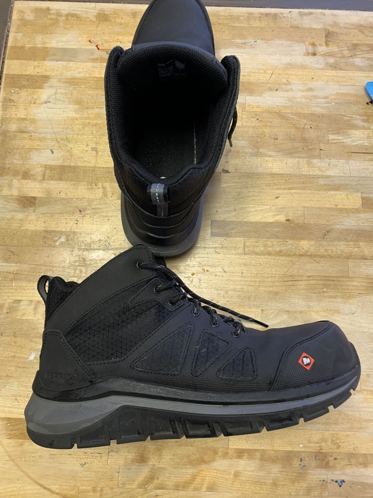 Merrell Work Boots Steal Toe Size 10