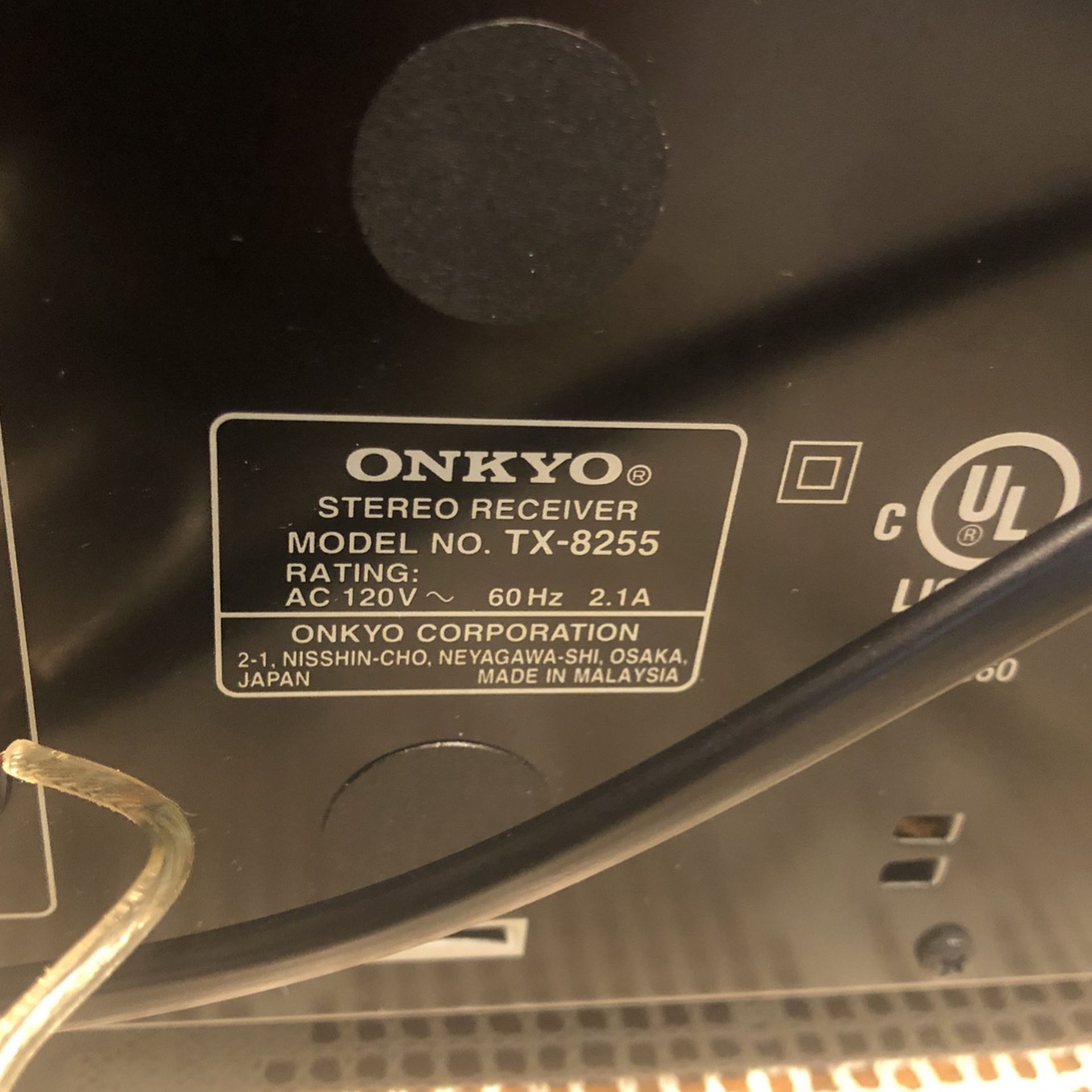 Onkyo Stereo Receiver Tx 8255