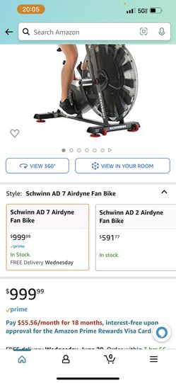 Brand New Schwinn AD 7 Airdyne Fan Bike Thumbnail