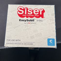 Cyan siser easysubli sublimination ink SG400/800 Thumbnail
