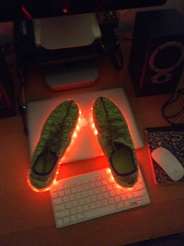 Light up jeezy look alike vans new