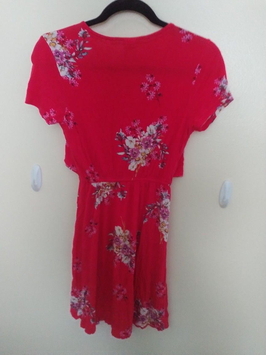 Red Floral Sundress