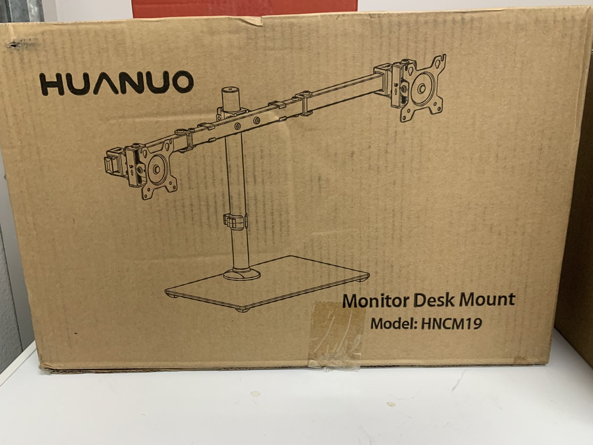 HUANUO Dual Monitor Stand - Free Standing