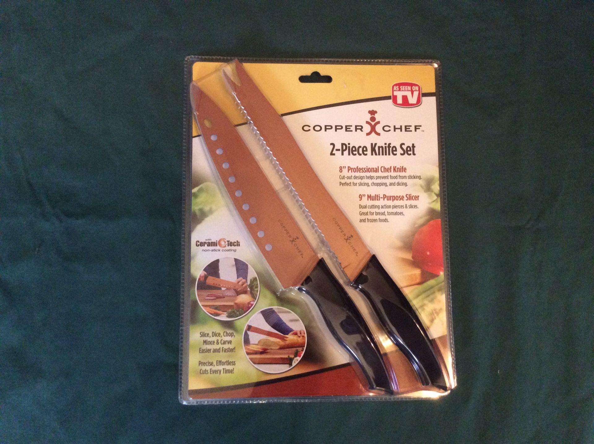 Copper Chef 2-piece knife set