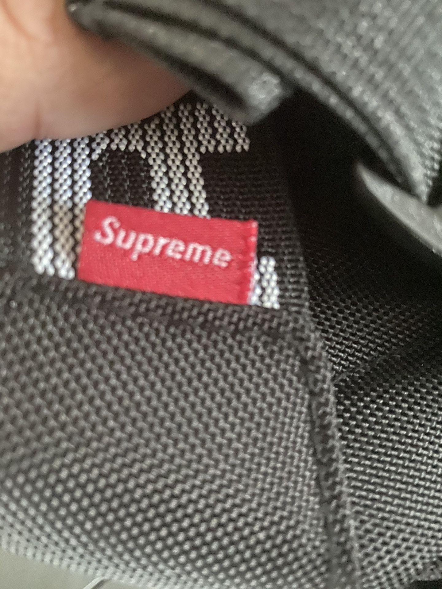 Black Supreme Waist Bag (SS18)