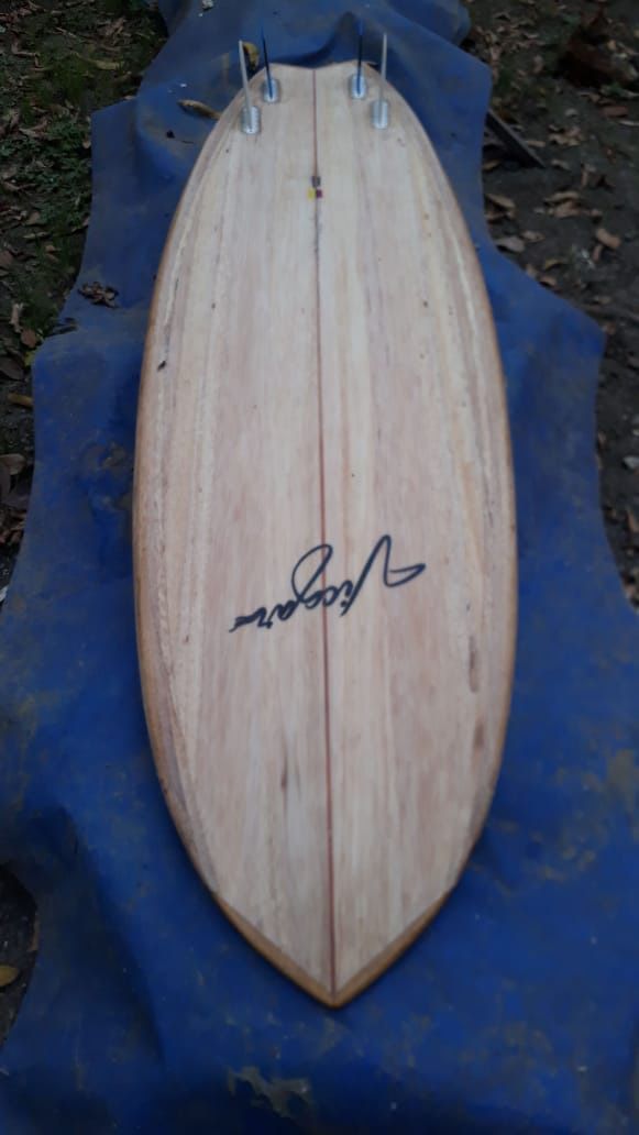 Vicgar Balsa Surfboard 6,6 Quad