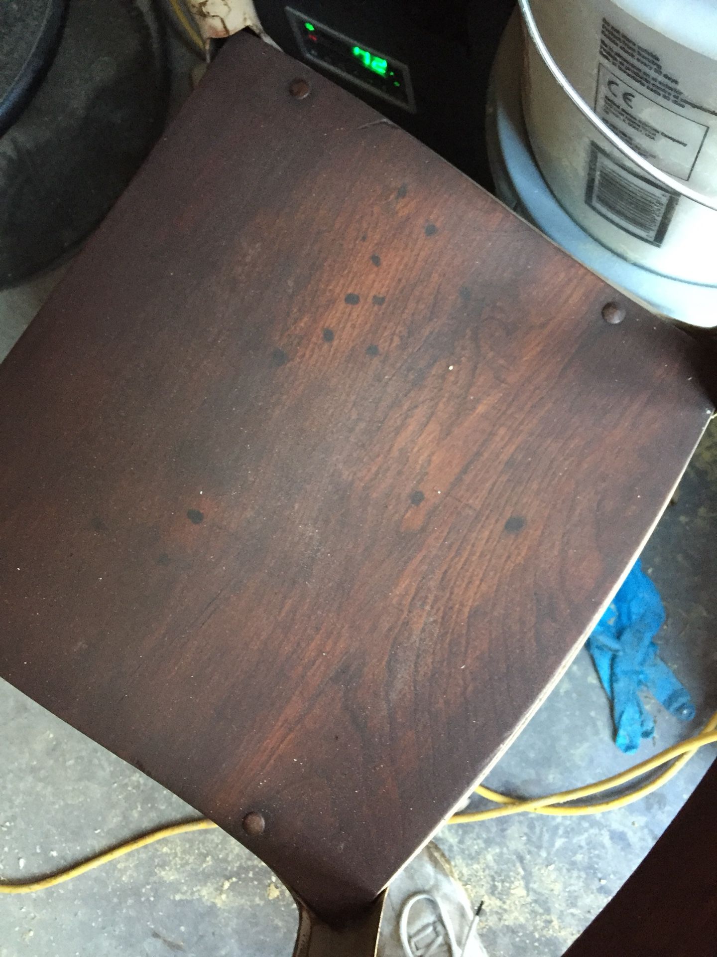 Desk and chair