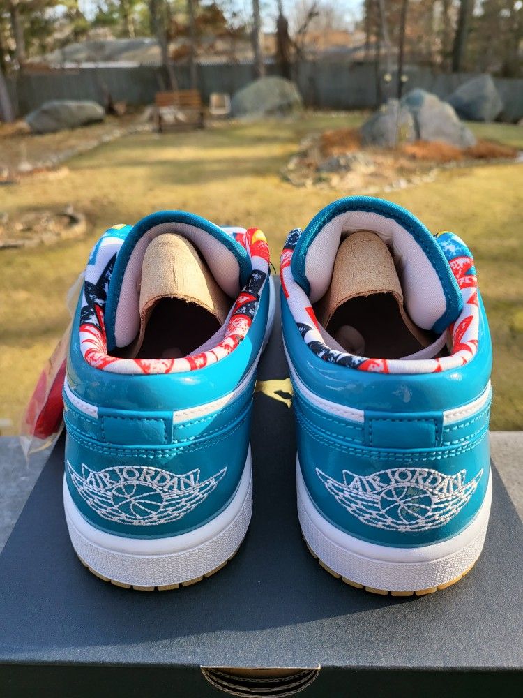 JORDAN 1 LOW CYBER BARCELONA SIZE 9 DS
