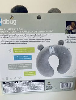 On the Goldbug™ Bear Animal Neck Roll Travel Pillow, Toddler Neck Support Thumbnail