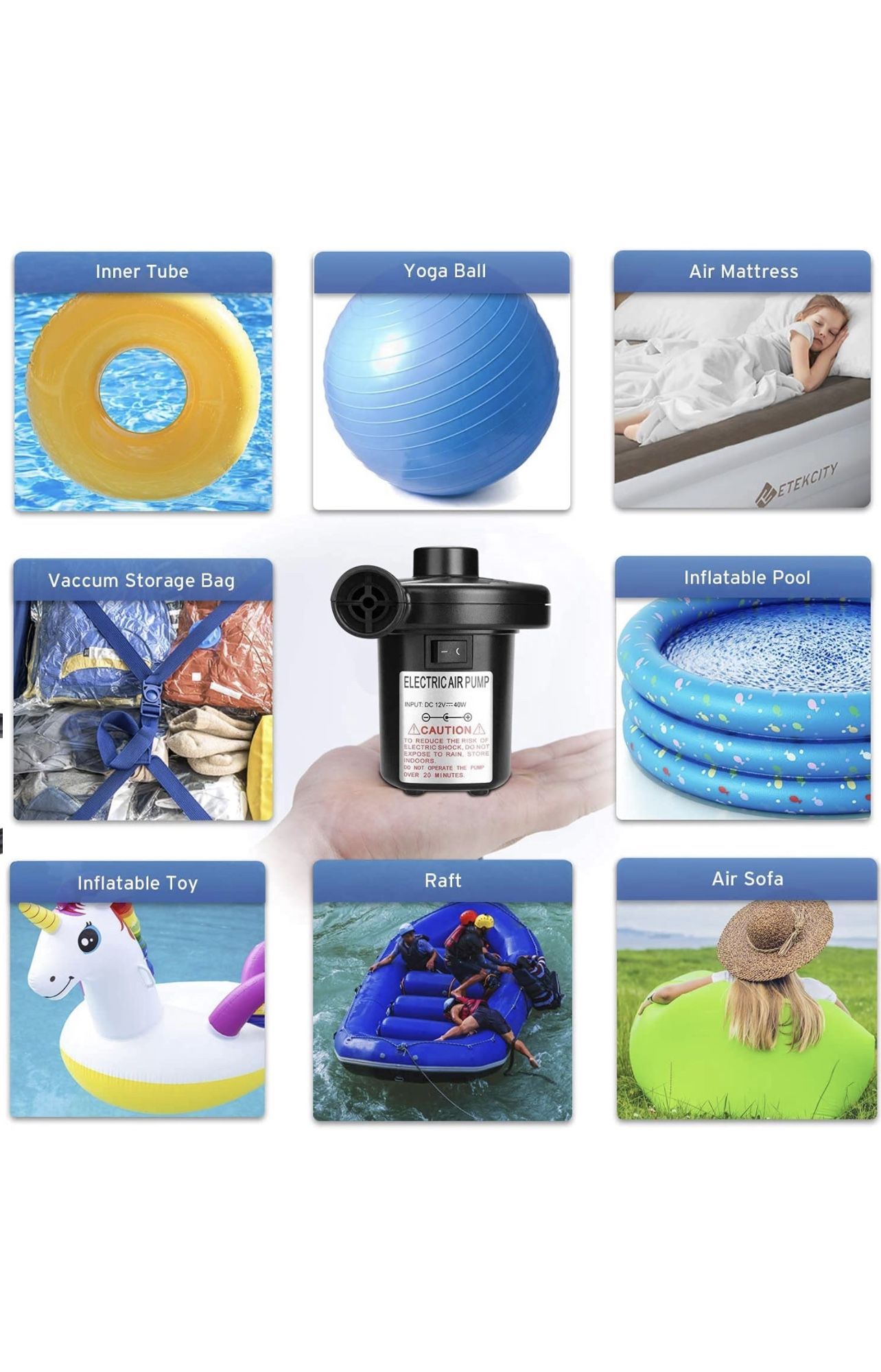 Air Pump for Inflatables