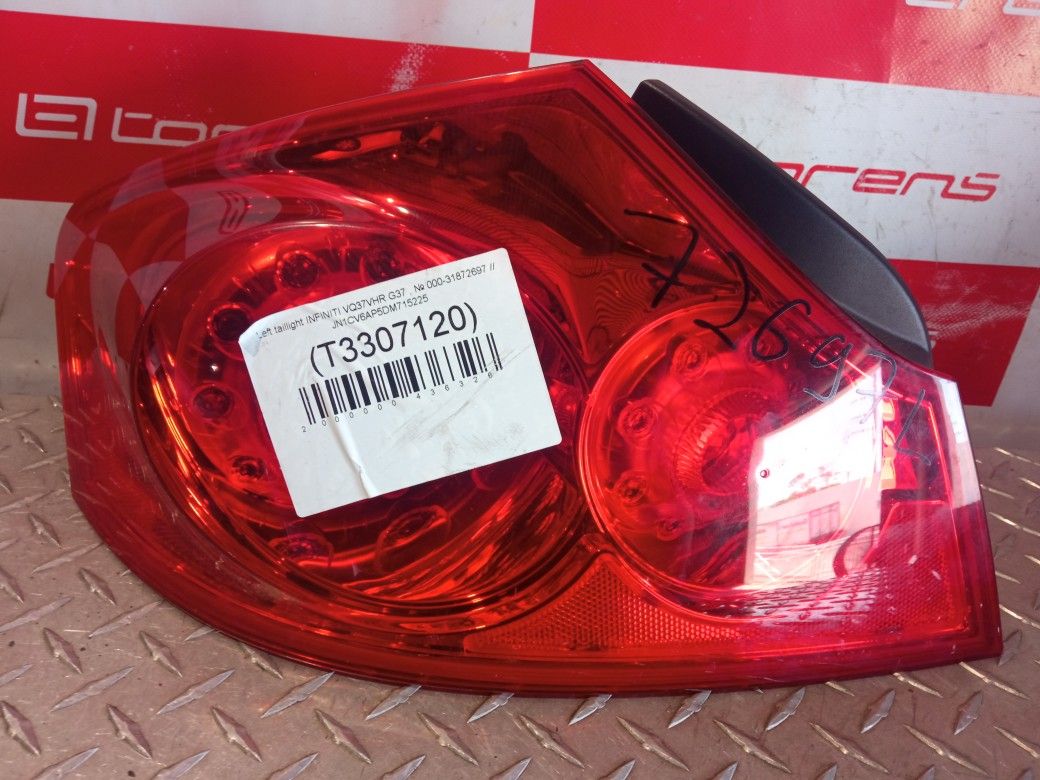 Left Taillight For 2013 Infiniti G37 Stock 72697