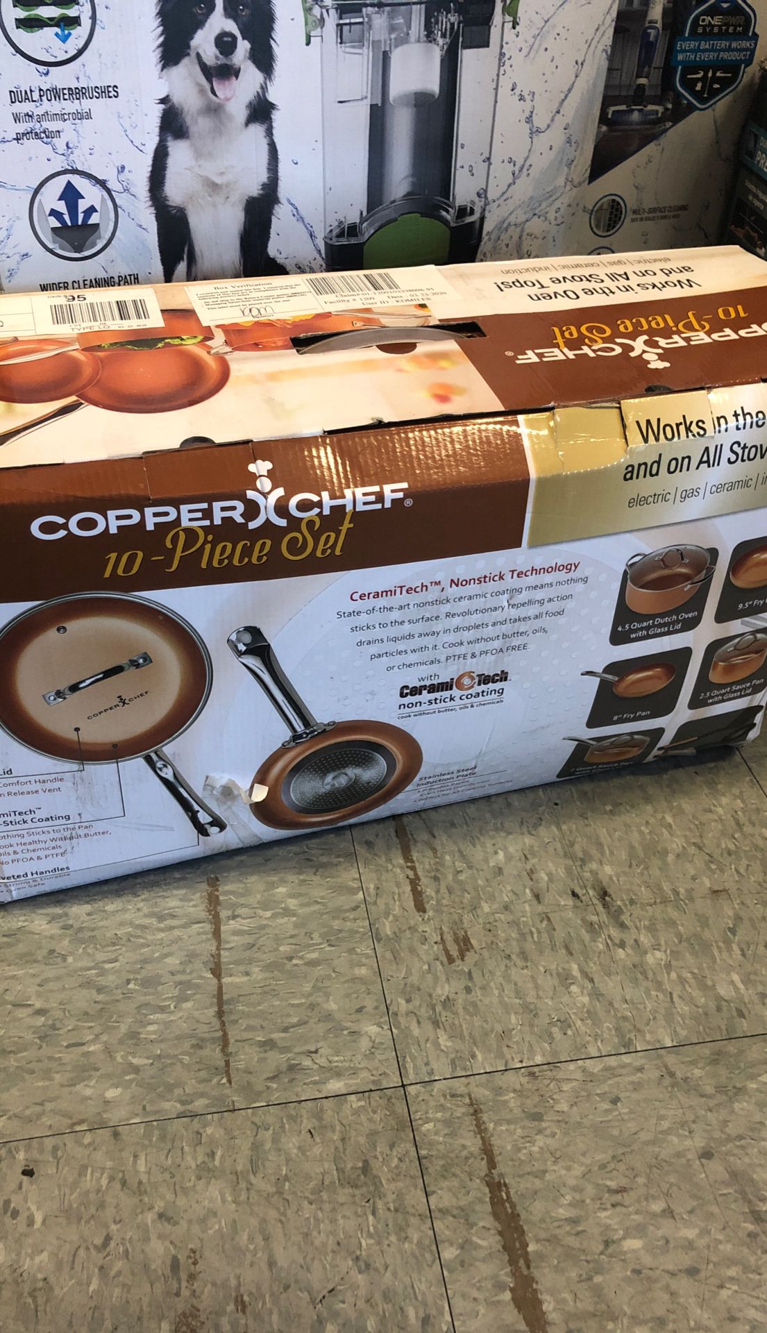 Copper chef 10 piece set