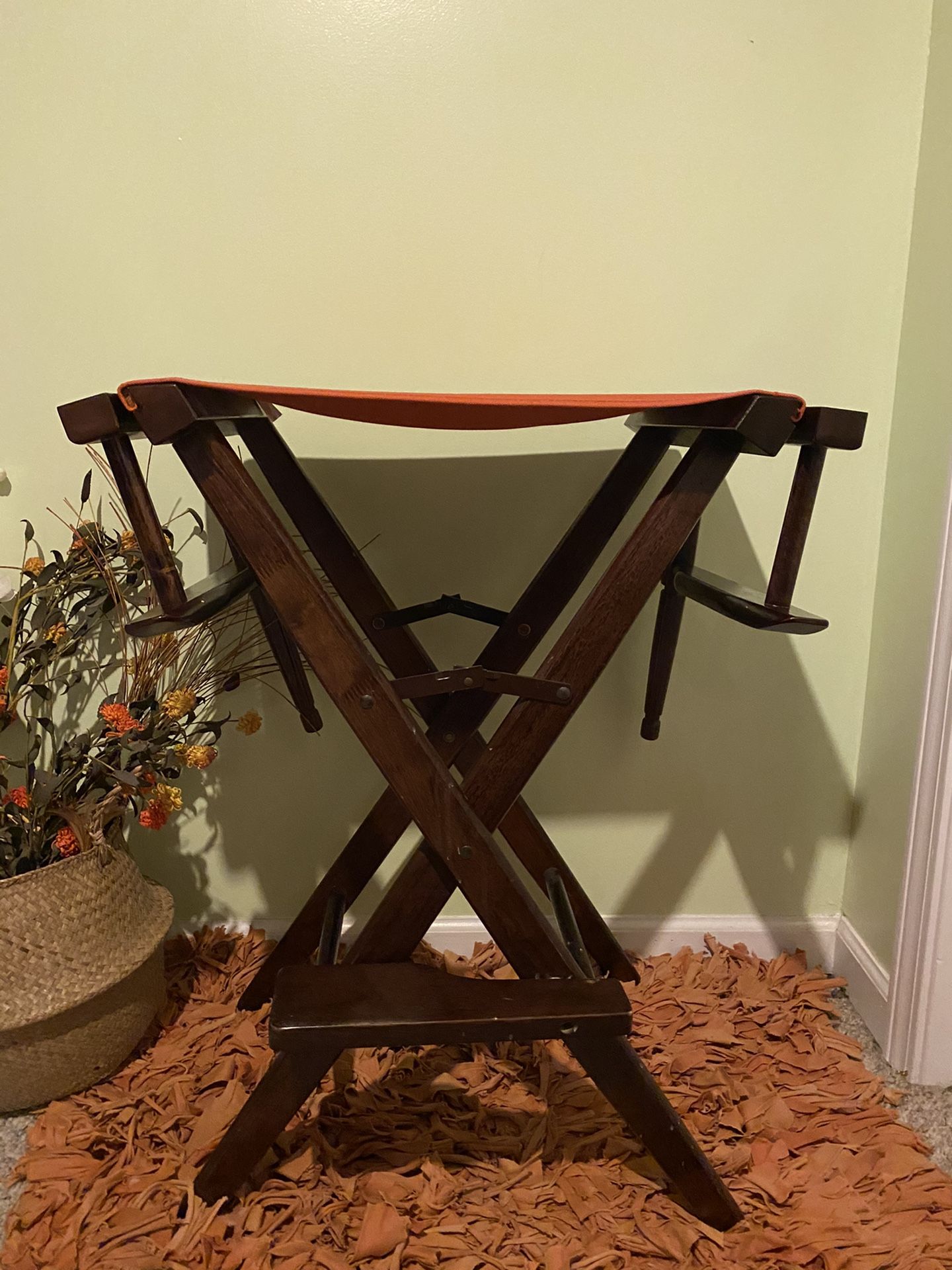 Orange Directors Chair