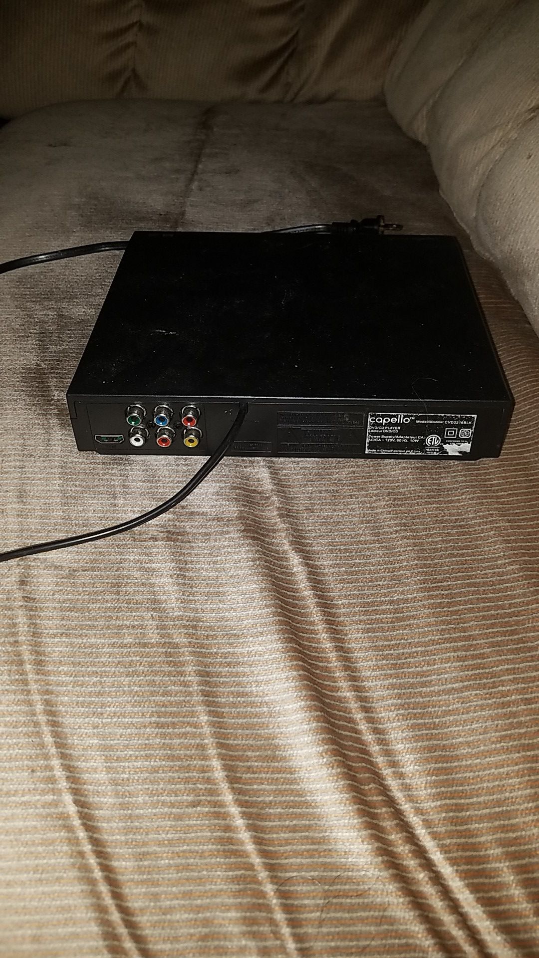 DVD player