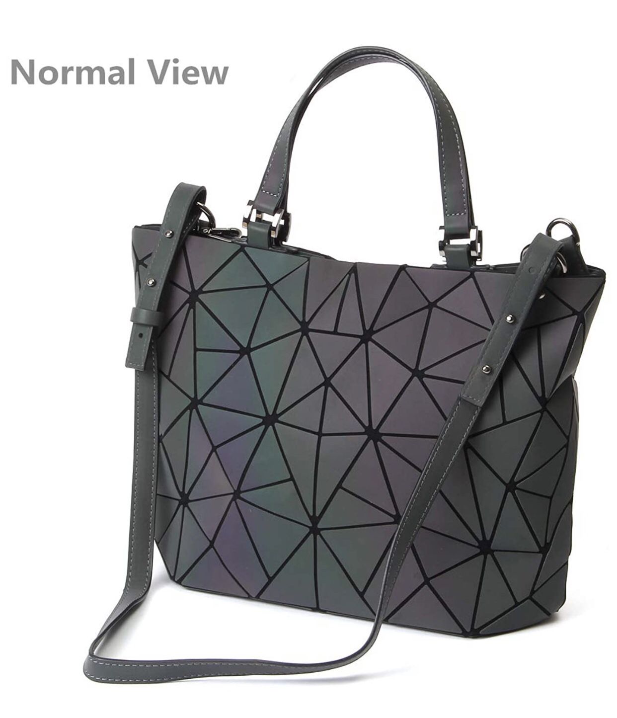 Luminous Geometric Purses for Women Crossbody Bags for Women Backpack Fanny Pack Tote bag Wallet Collection Amazon's Choice 