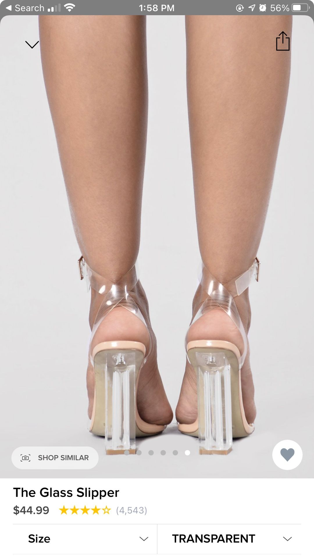 Transparent Block heels