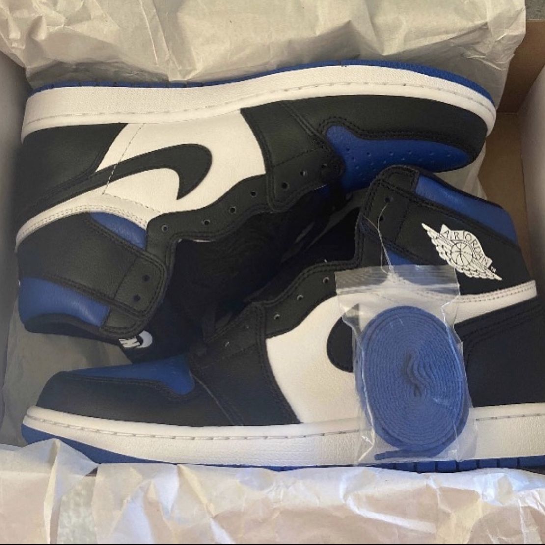 DS JORDAN 1 ROYAL TOES SIZE 12