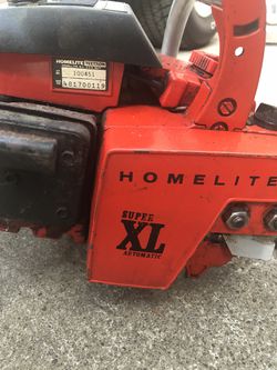 how to start homelite super xl automatic