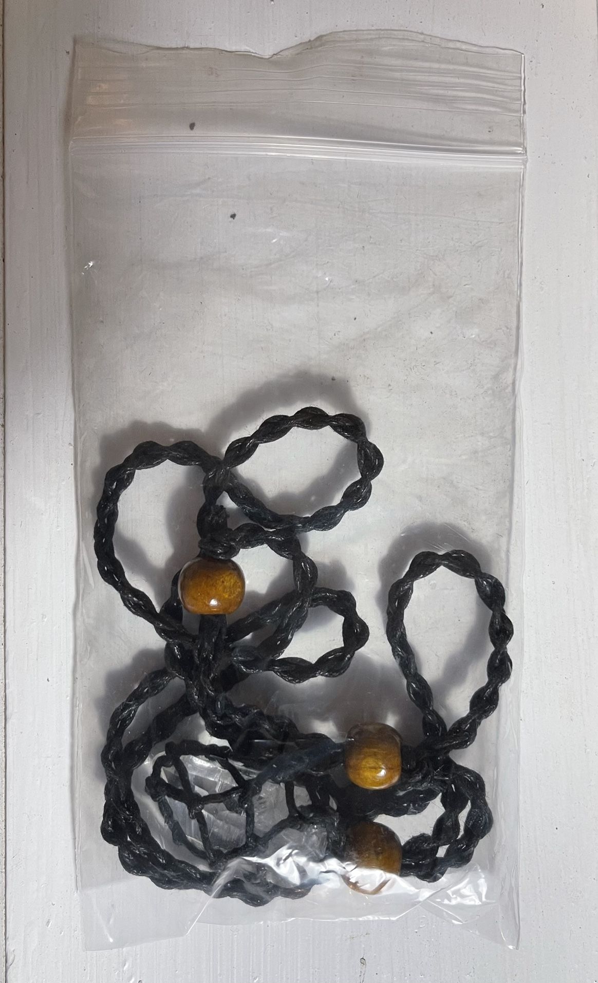 Natural Crystal Quartz, ( Handmade) Macrame Braid