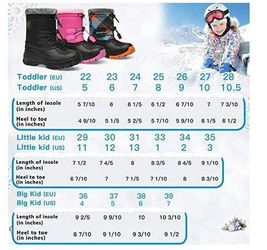 NEW size 10.5 Toddler Kids Snow Boots Boys & Girls Winter Boot 

 Thumbnail