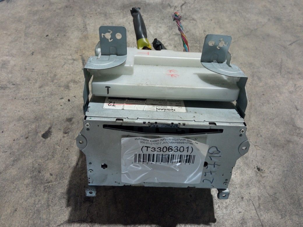 Multimedia System For 2011 Infiniti G37 Stock 27710 Parts
