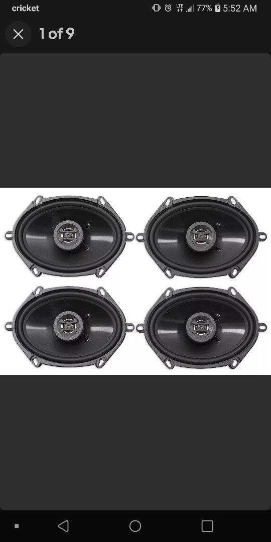 7 Inch Touchscreen 10.1 Android 16G Stereo And 4 Hifonics 6X8 250 Watts Speakers 1000 Watts Total Brand New In Original box