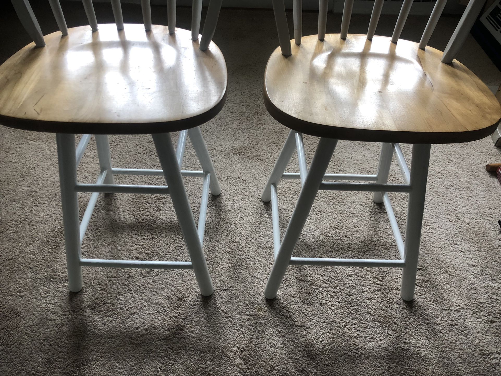 High Back Wooden Chairs, Barstools