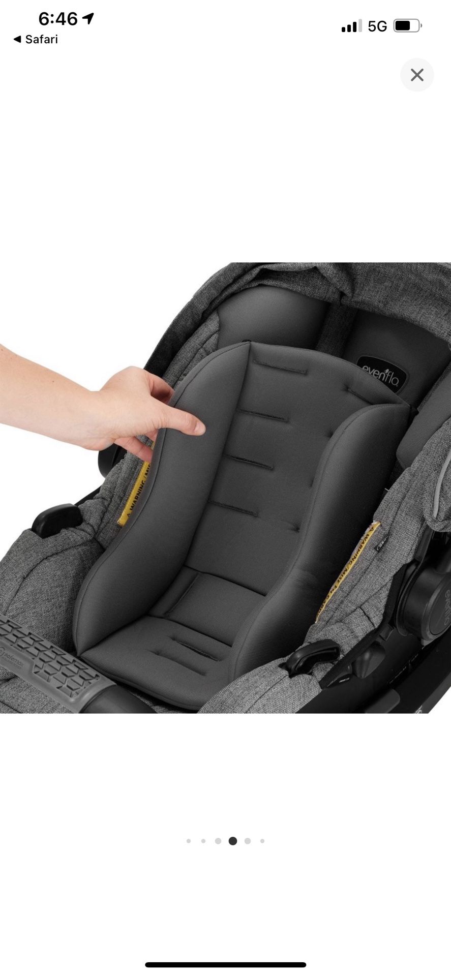 Brand New evenflo pivot modular travel system