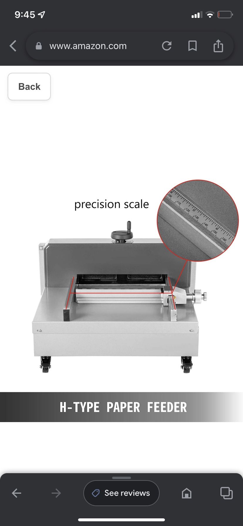 VEVOR Electric Paper Cutter E330D