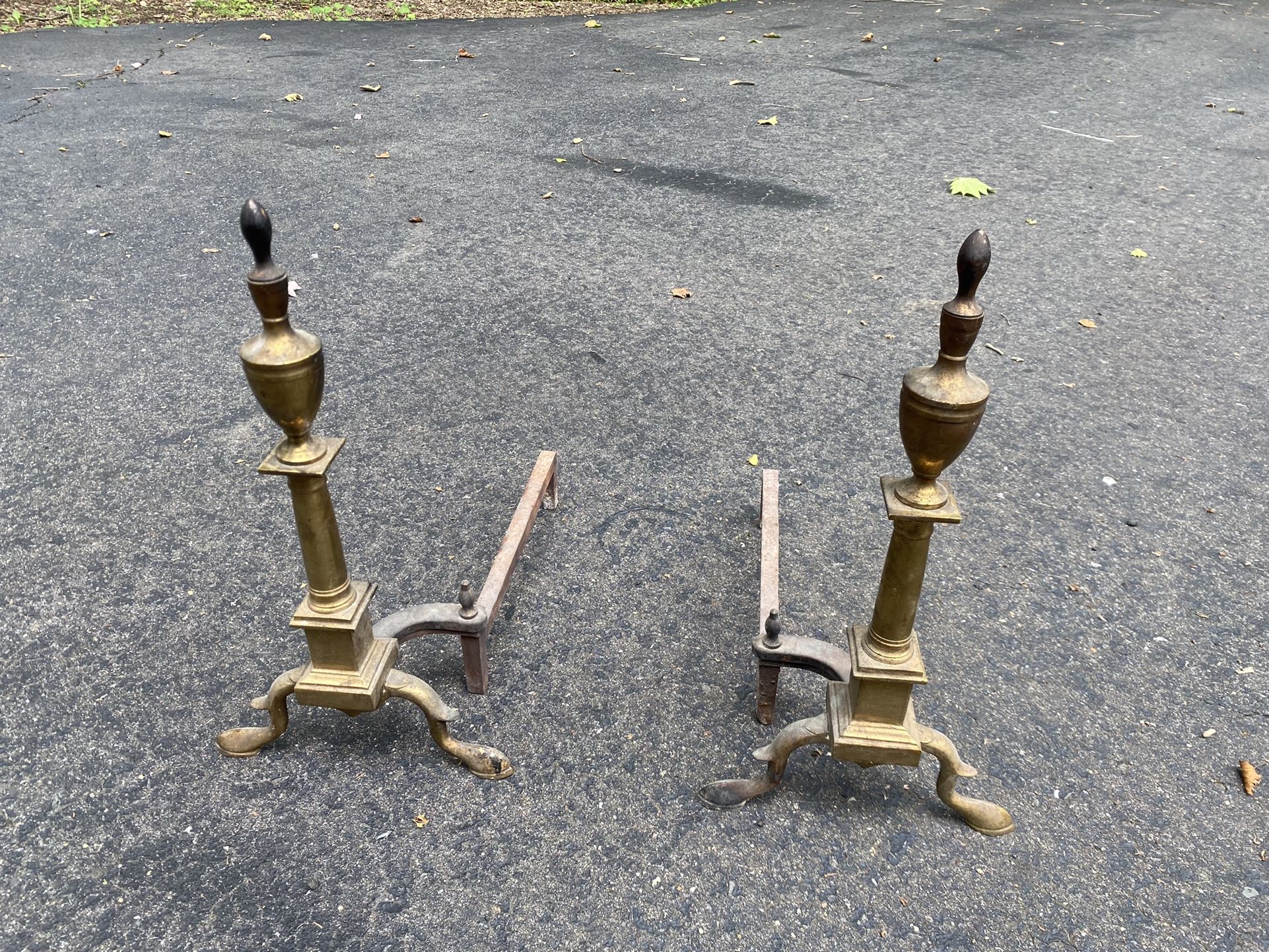Brass Andirons