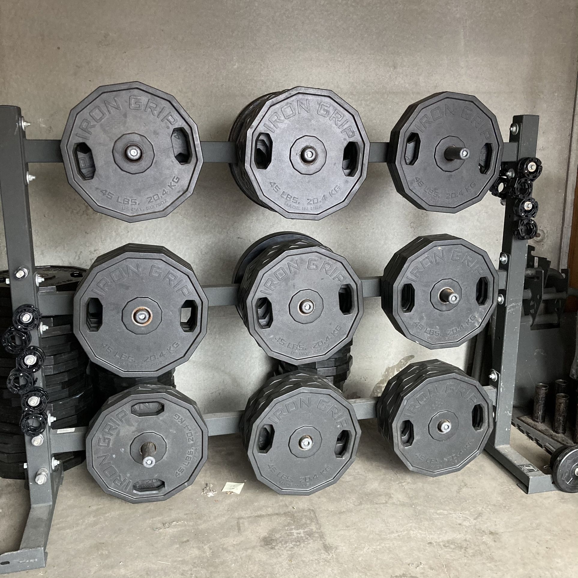 Weights, Bars - 45s, 35s, Olympic Bars, Olympic Curl Bars