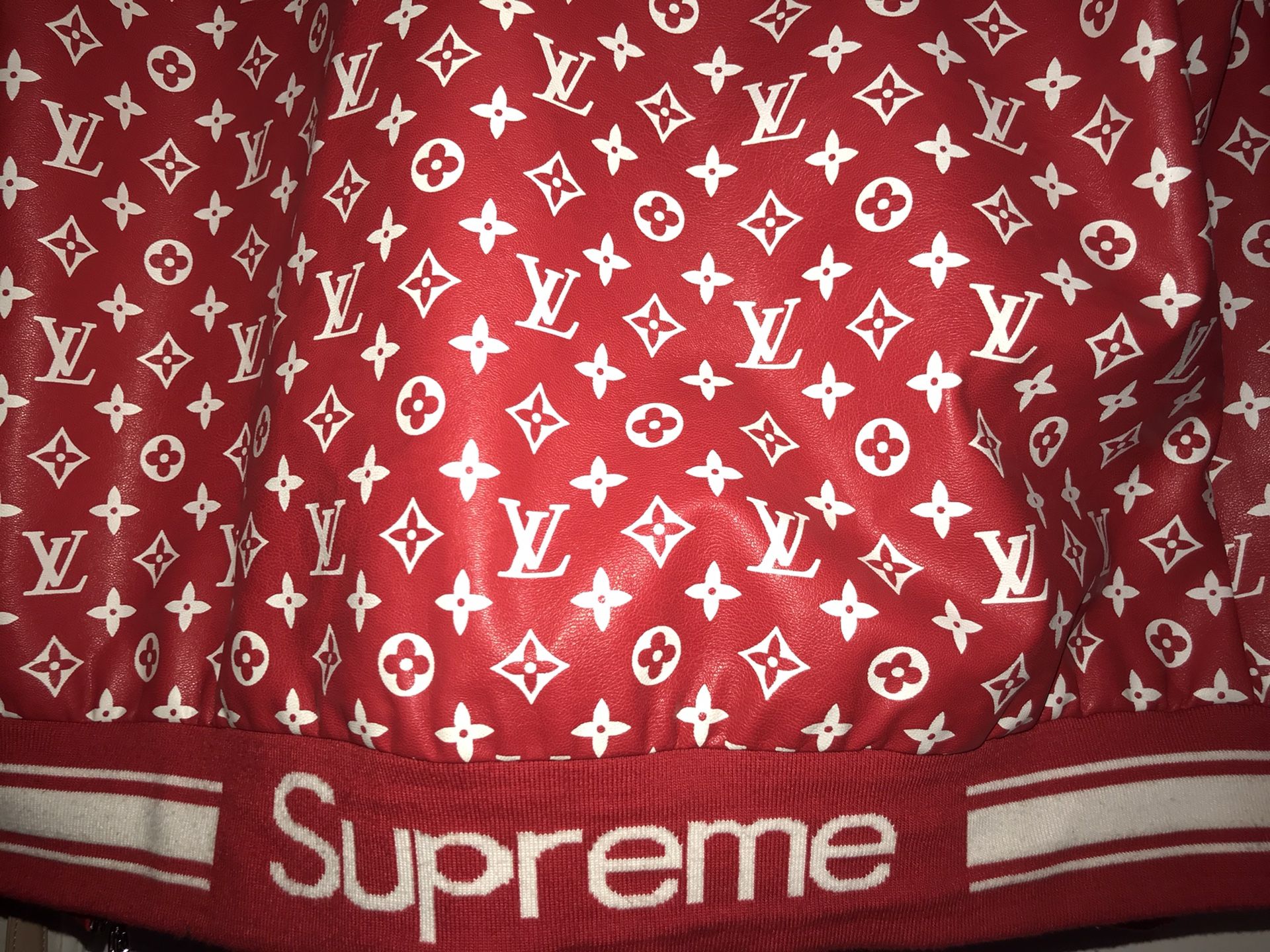 Authentic Louis Vuitton & Supreme jacket
