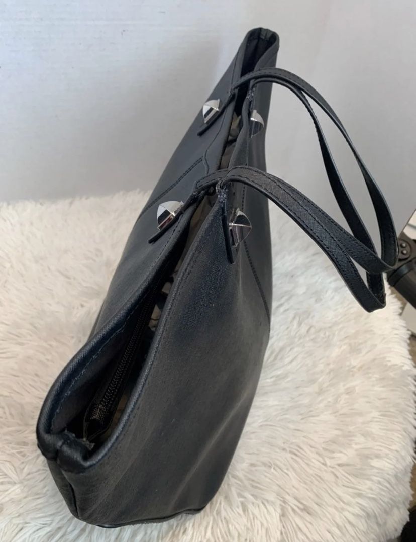 Rebecca Minkoff Black Leather Tote Bag